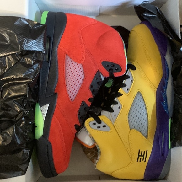 NIB Jordan 5 “What The” Size 7Y Brand New - Picture 7 of 7